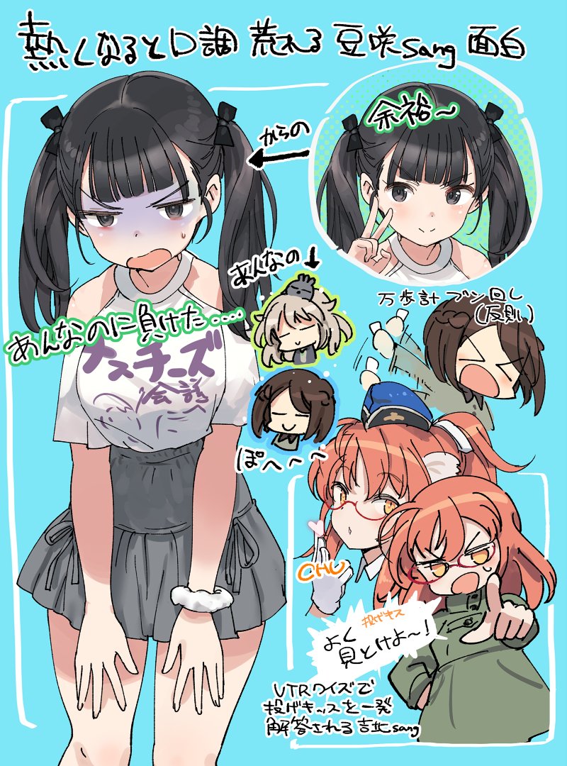 virginia robertson, shibuya inori, and sylvie cariello (world witches series and 1 more) drawn by shimada_fumikane