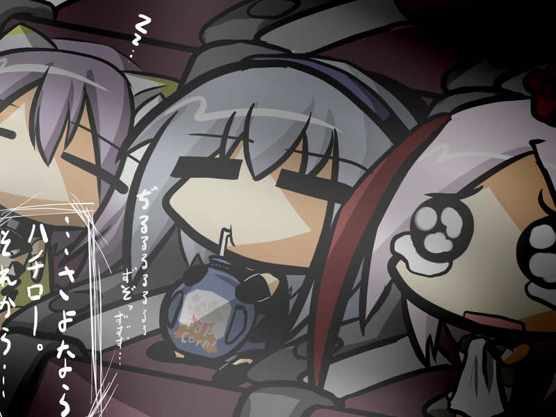 arnval, juvisy, and partio (busou shinki) drawn by goma_(gomasamune)