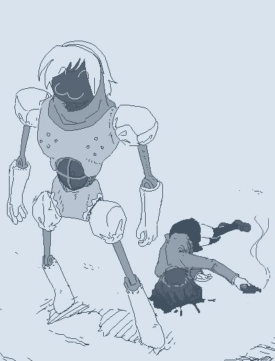 suicidal girl and orpheus (original and 2 more) drawn by hamsterfragment