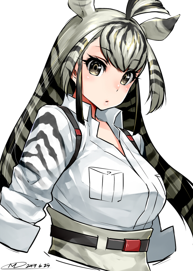 chapman's zebra (kemono friends) drawn by mitsuba_minoru