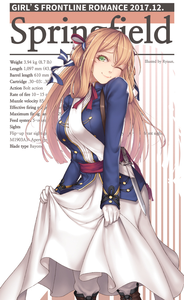 springfield (girls' frontline) drawn by ryu_un