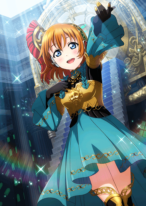 kosaka honoka and palladion (love live! and 4 more)