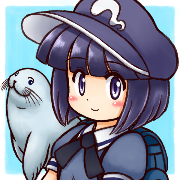 kappa mob, dark haired kappa, and manzairaku (touhou and 1 more) drawn by nitamago