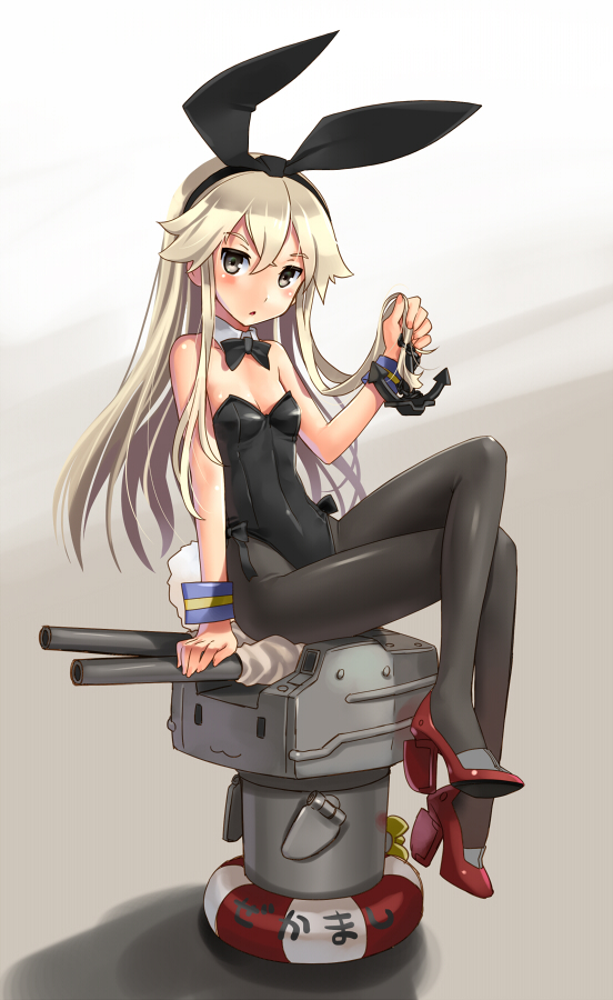 shimakaze and rensouhou-chan (kantai collection) drawn by katahira_masashi