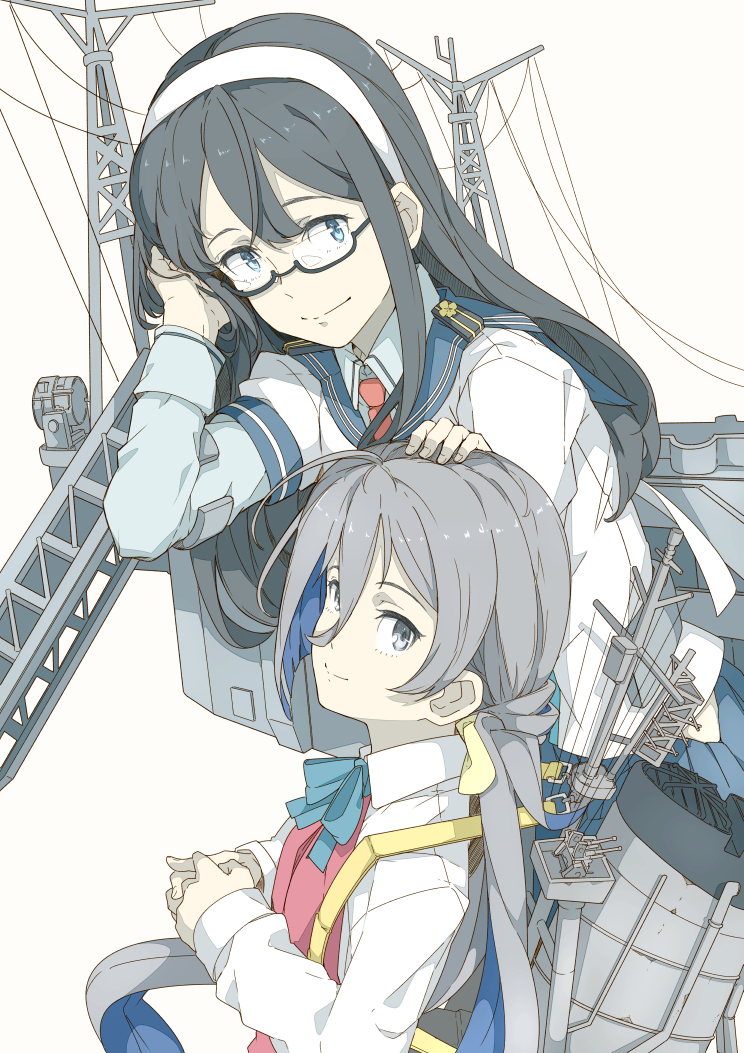 ooyodo and kiyoshimo (kantai collection) drawn by ninimo_nimo
