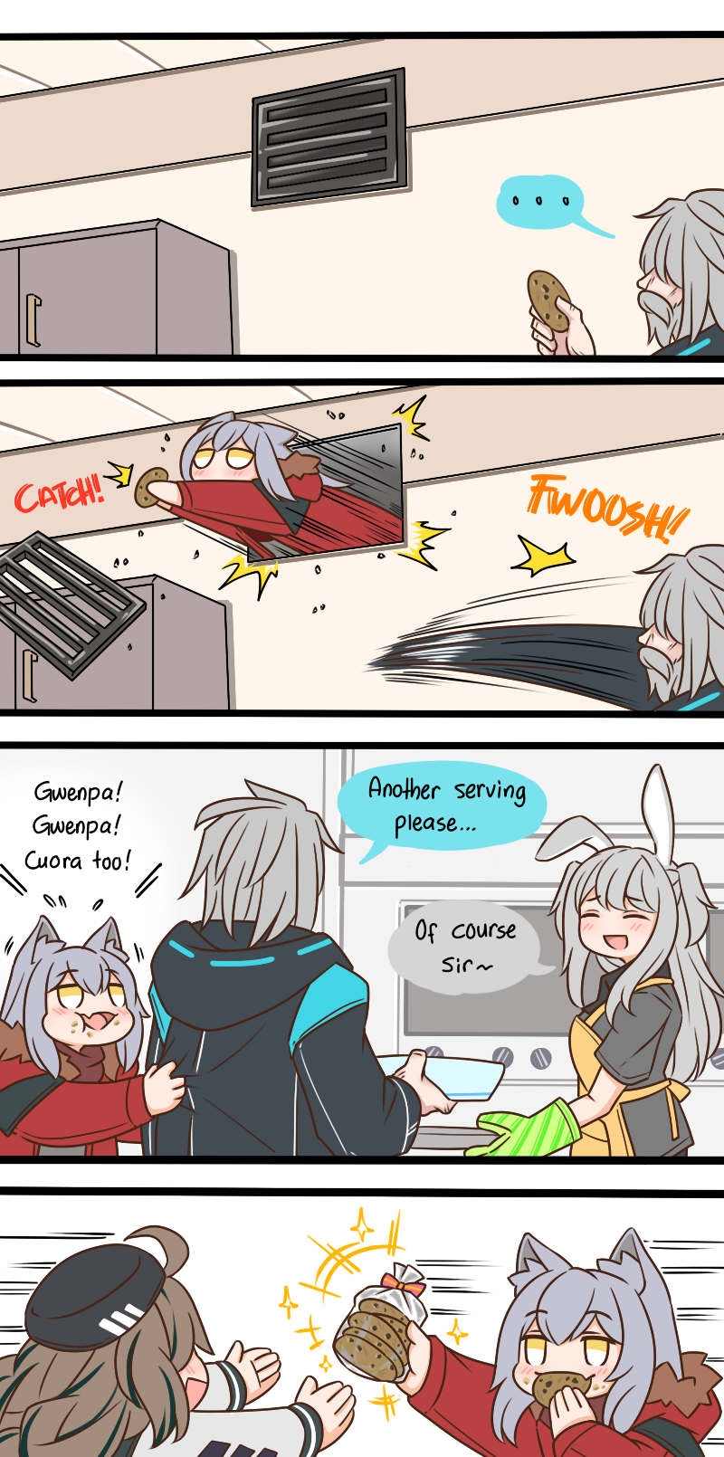 doctor, male doctor, projekt red, old man, savage, and 1 more (arknights) drawn by guin_guin
