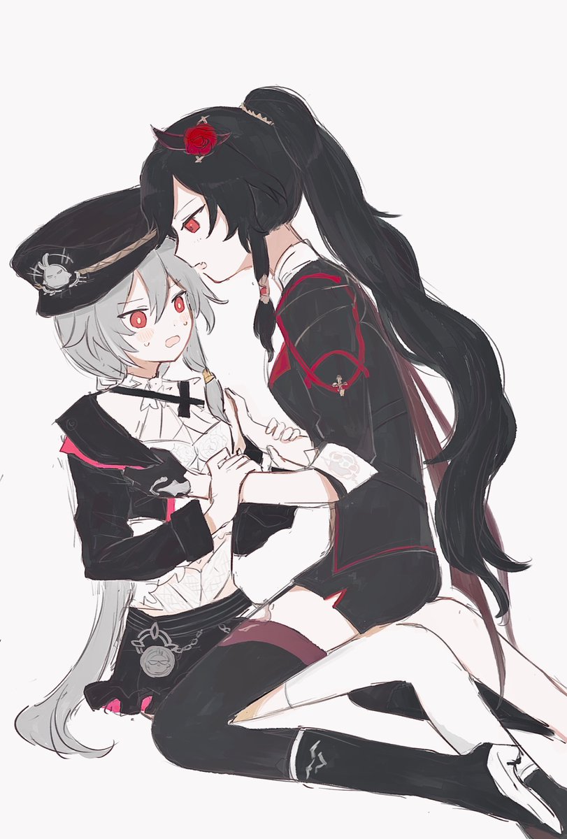 fu hua and herrscher of sentience (honkai and 1 more) drawn by tya_tya_3rd