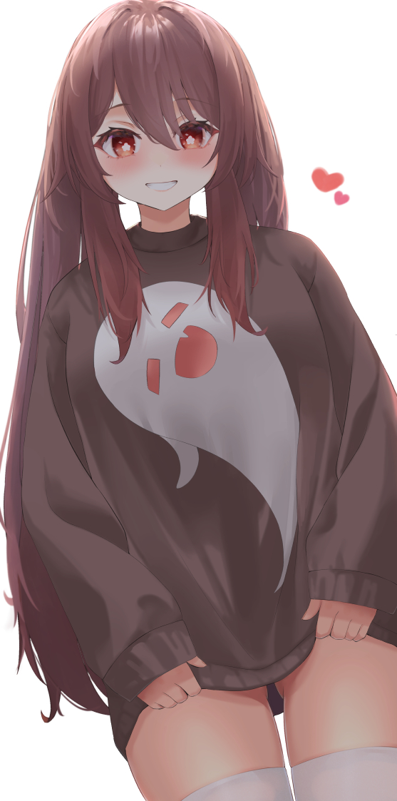 hu tao and boo tao (genshin impact) drawn by harurunoe
