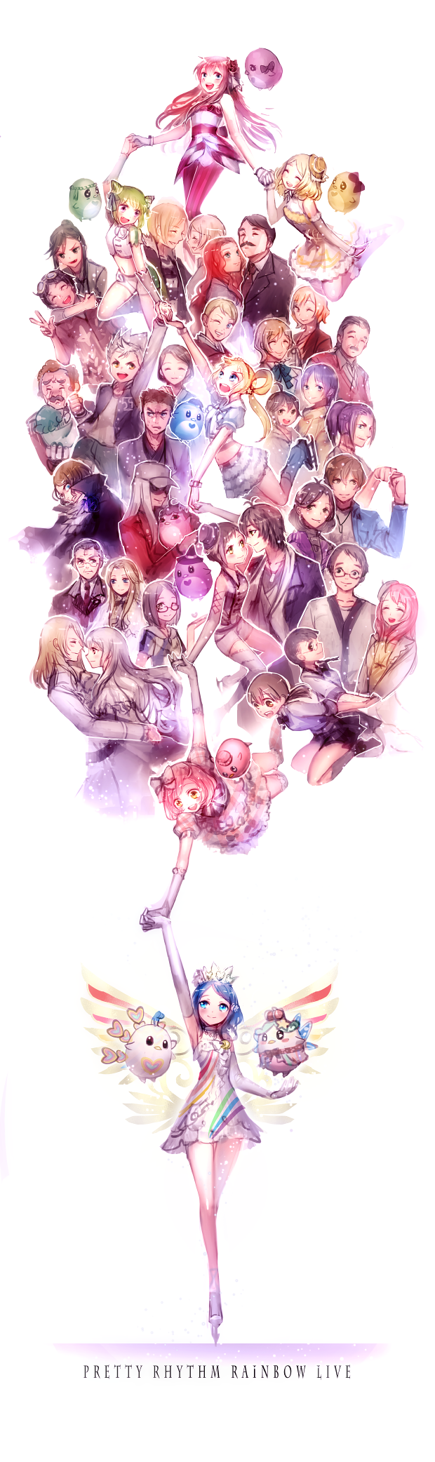 ayase naru, renjouji beru, rinne, morizono wakana, fukuhara ann, and 41 more (pretty series and 2 more) drawn by irua