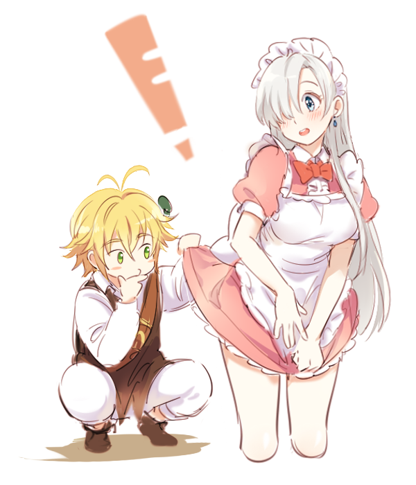 elizabeth liones and meliodas (nanatsu no taizai) drawn by mery_(yangmalgage)