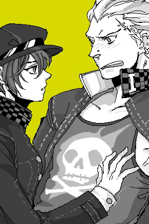 shirogane naoto and tatsumi kanji (persona and 1 more) drawn by seirem