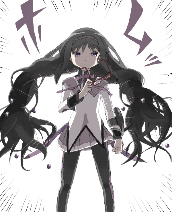 akemi homura (mahou shoujo madoka magica) drawn by nao-08