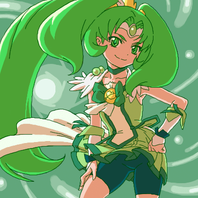 midorikawa nao and cure march (precure and 1 more) drawn by yuuya_(yu-ya's)