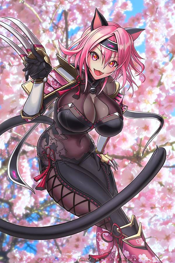 yuuki (neptune and 2 more) drawn by hybridmink