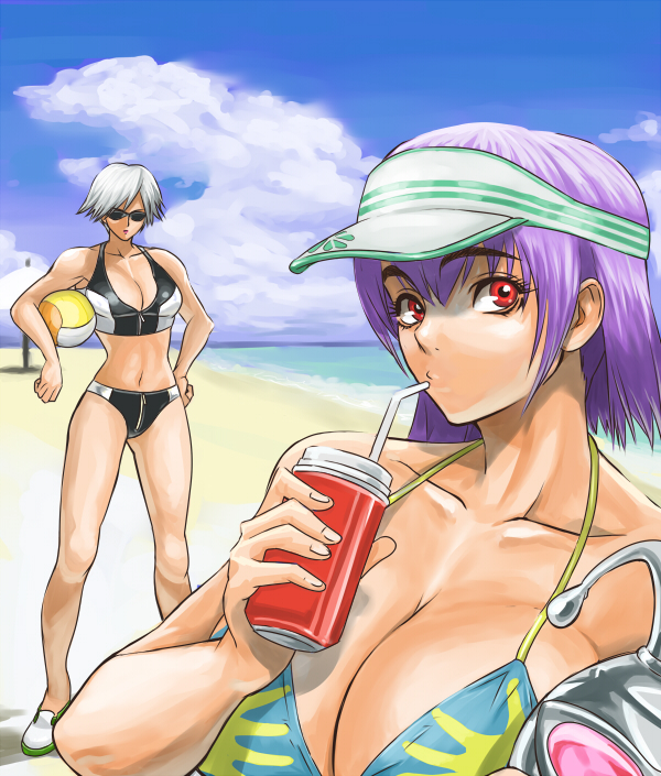 ayane and christie (dead or alive) drawn by ibanen
