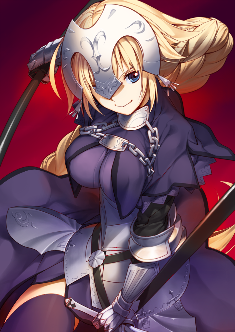 jeanne d'arc (fate and 2 more) drawn by akisa_yositake