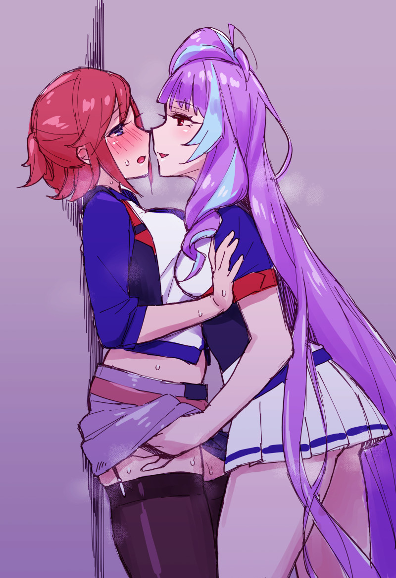 mikumo guynemer and kaname buccaneer (macross and 1 more) drawn by sasanoneko