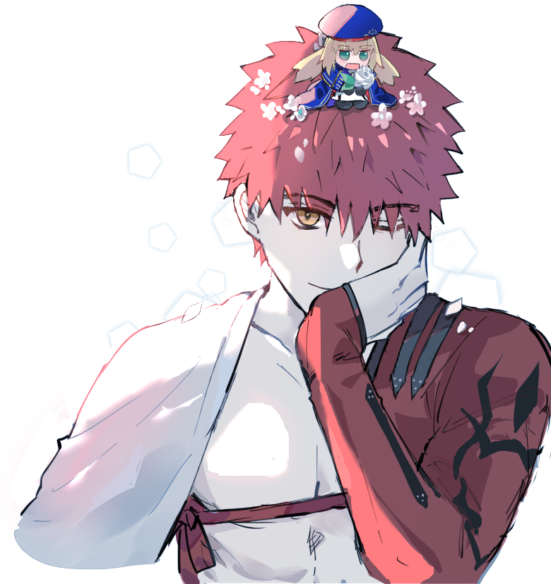 artoria pendragon, emiya shirou, artoria caster, and senji muramasa (fate and 1 more) drawn by appleale19