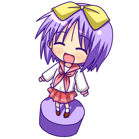 hiiragi tsukasa (lucky star) drawn by minami_(colorful_palette)
