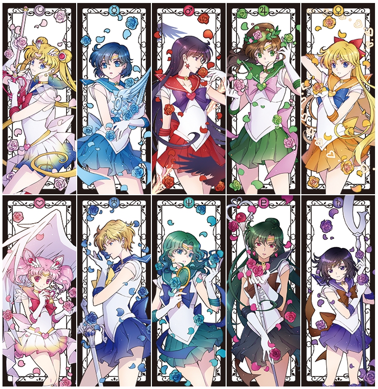 tsukino usagi, sailor moon, mizuno ami, aino minako, hino rei, and 25 more (bishoujo senshi sailor moon and 1 more) drawn by nezumipl
