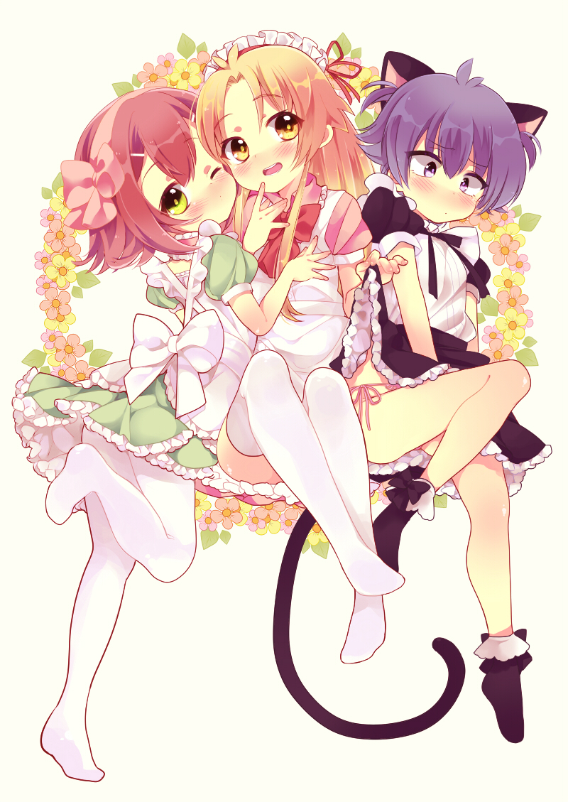 kinoshita hideyoshi, yoshii akihisa, and tsuchiya kouta (baka to test to shoukanjuu) drawn by msp_sammy