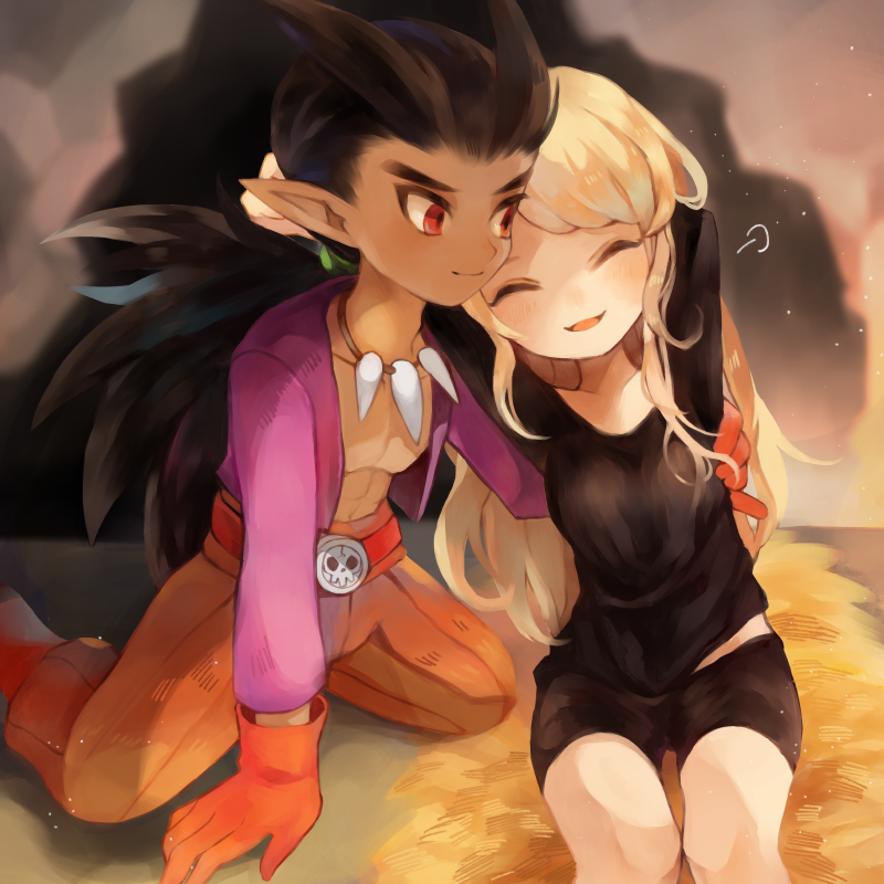 sidoh and female builder (dragon quest and 1 more) drawn by hotaro_(bread_fusa)
