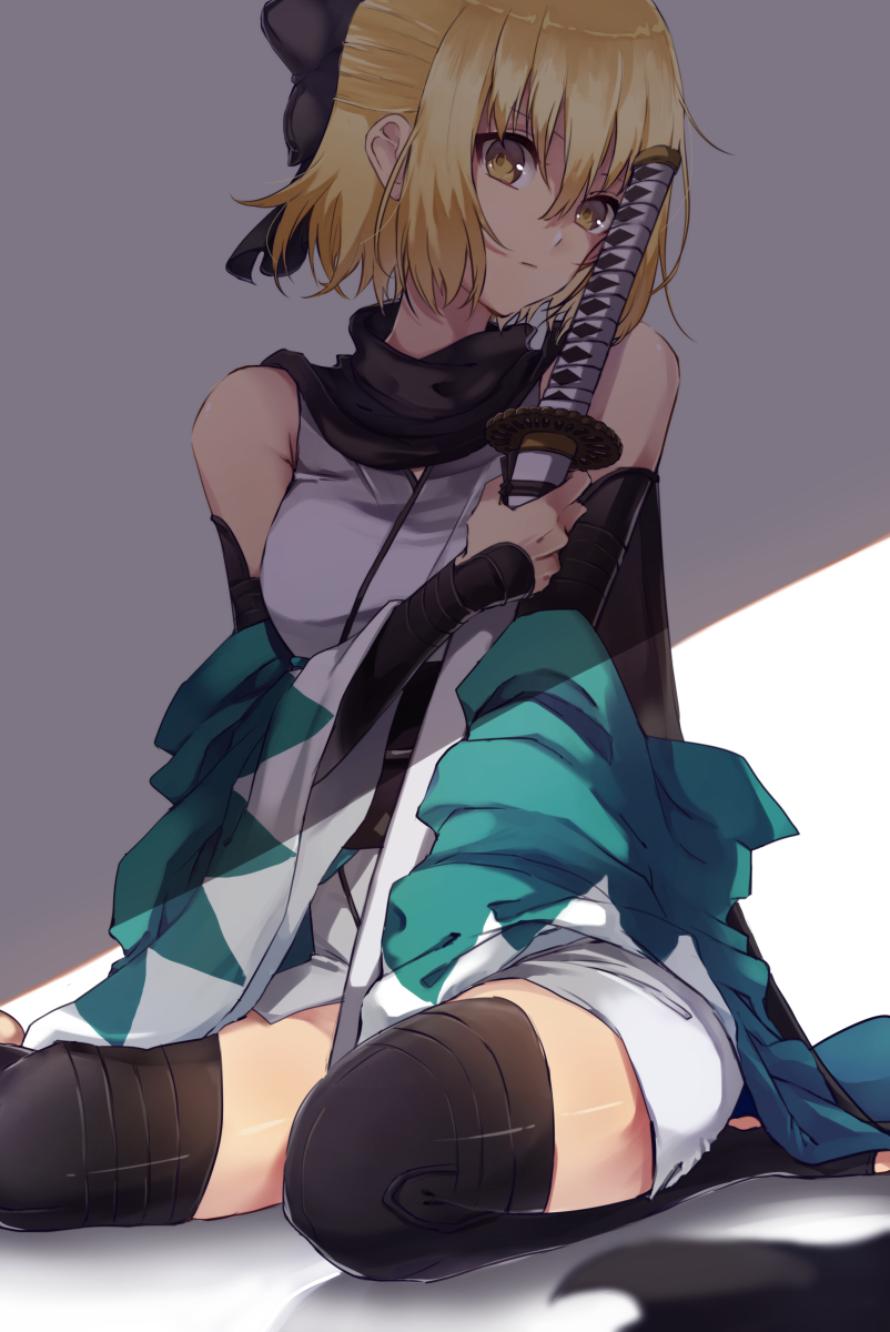 okita souji (fate and 1 more) drawn by kusaka_kou
