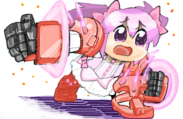 kaname madoka, gundam age-1, and gundam age-1 titus (mahou shoujo madoka magica and 2 more) drawn by bkub