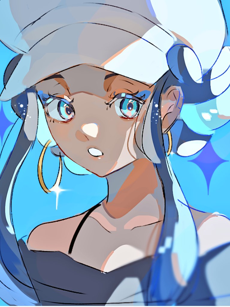 nessa (pokemon and 2 more) drawn by hami_(3hm6gebdf619771)