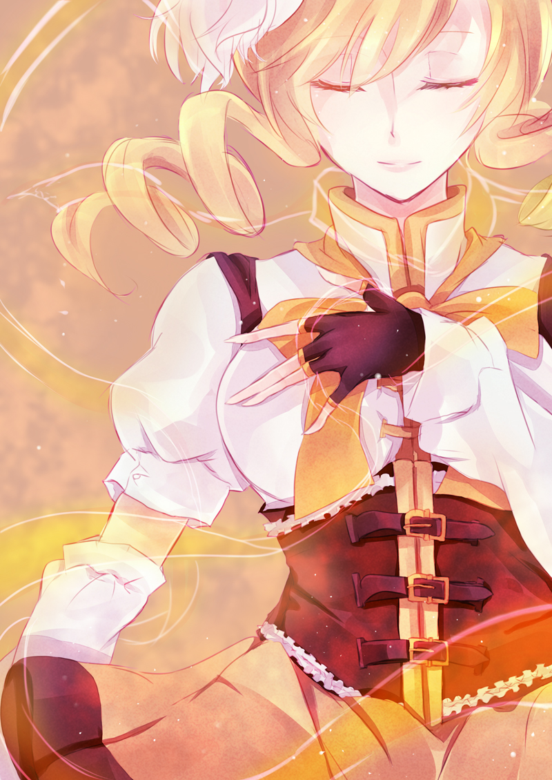 tomoe mami (mahou shoujo madoka magica) drawn by xyu05