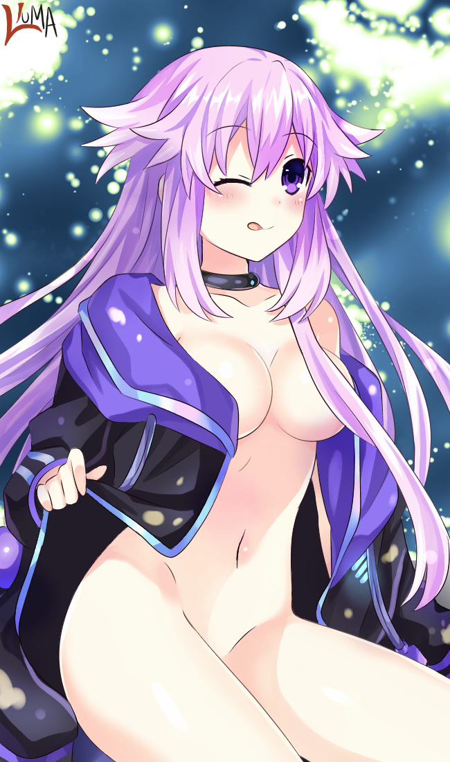 adult neptune (neptune and 2 more) drawn by lewdkuma