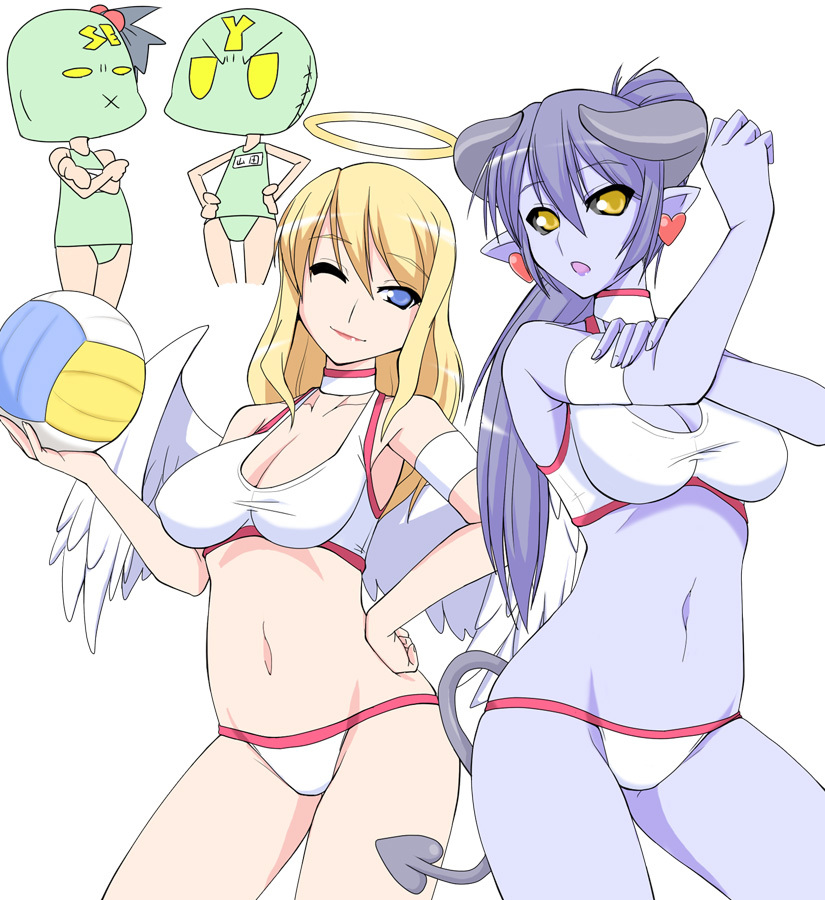 astaroth, 98se-tan, and ol (os-tan and 2 more) drawn by ruriwo_(ruriwo1894)