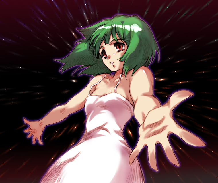 ranka lee (macross and 1 more) drawn by hisahiko