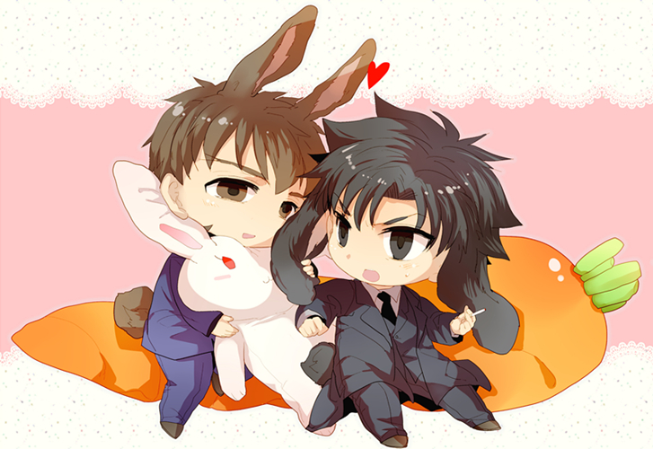 kotomine kirei and emiya kiritsugu (fate and 1 more) drawn by pinki_(shounenkakuseiya)