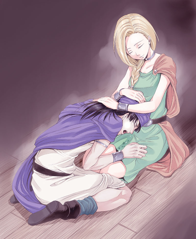 bianca and hero (dragon quest and 1 more) drawn by kyuu_umi
