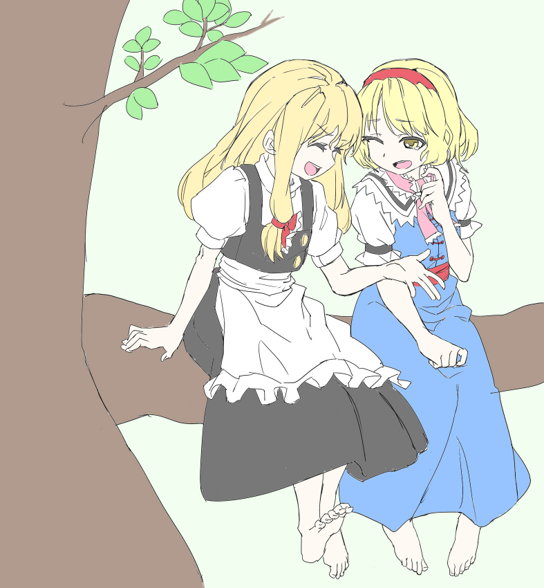 kirisame marisa and alice margatroid (touhou) drawn by pa_(11449290)