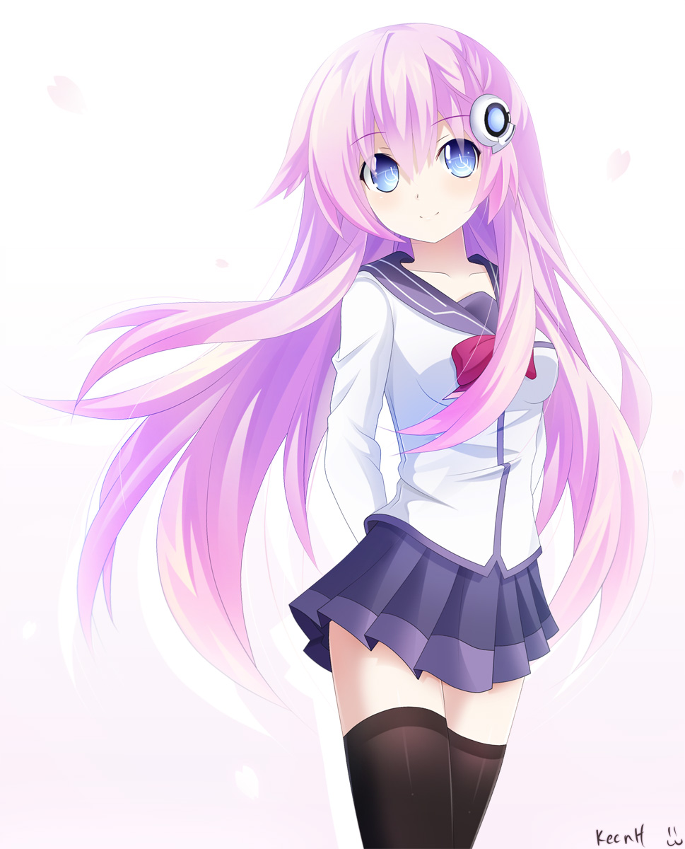 Nepgear And Purple Sister Neptune Drawn By Keenh Danbooru