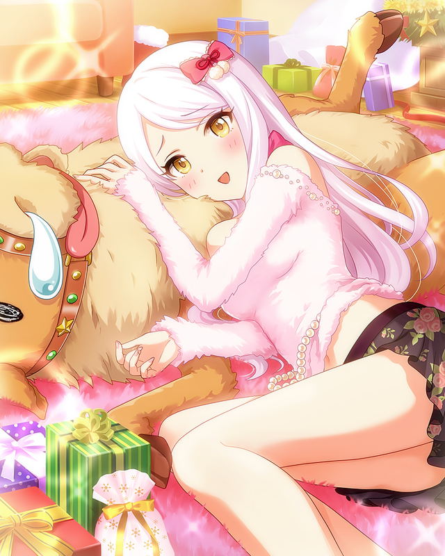 eve santaclaus and blitzen (idolmaster and 1 more)