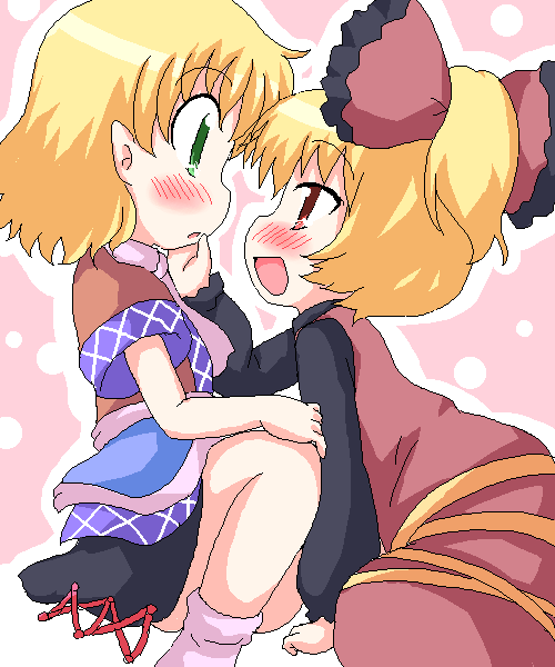mizuhashi parsee and kurodani yamame (touhou) drawn by geetsu