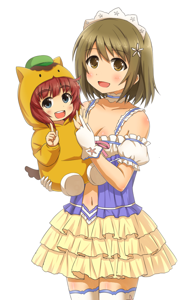 mimura kanako and anzai miyako (idolmaster and 1 more) drawn by udan