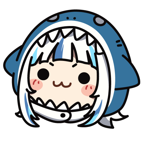 gawr gura and smol gura (hololive and 1 more) drawn by ausurachai