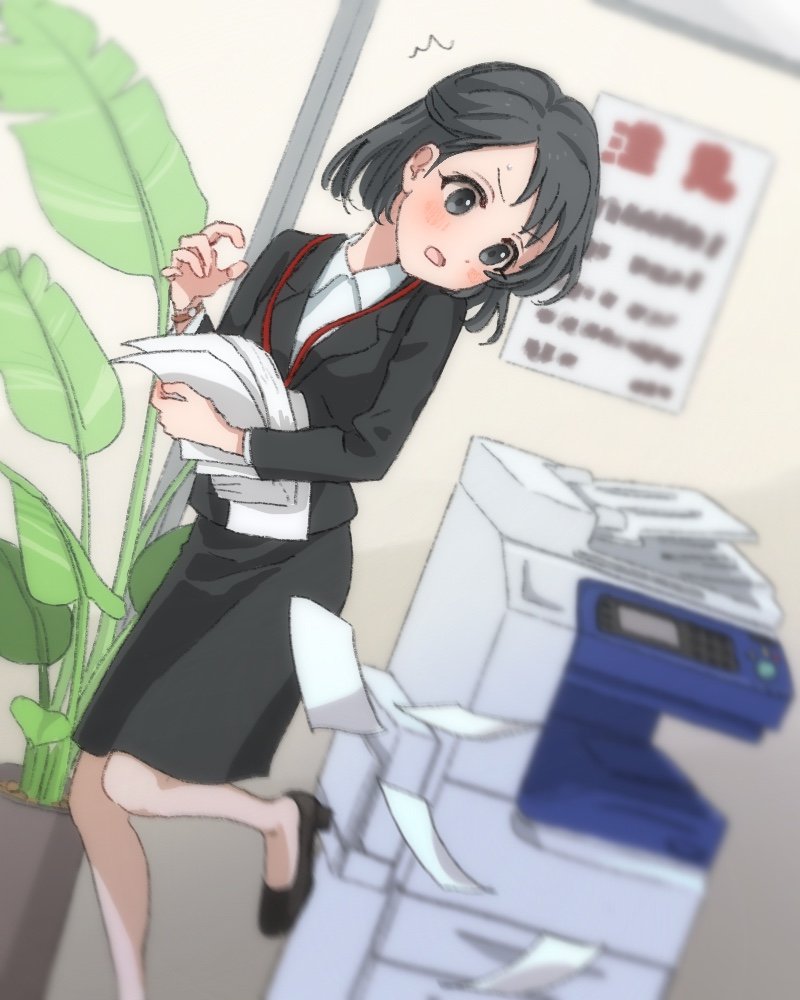 sasaki chie (idolmaster and 1 more) drawn by megabee_e