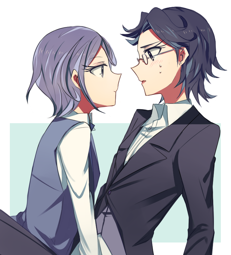 kenzaki makoto, davi, and db (precure and 1 more) drawn by aoki_shizumi