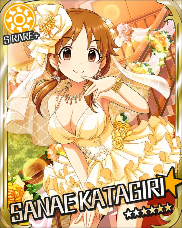 katagiri sanae (idolmaster and 1 more)