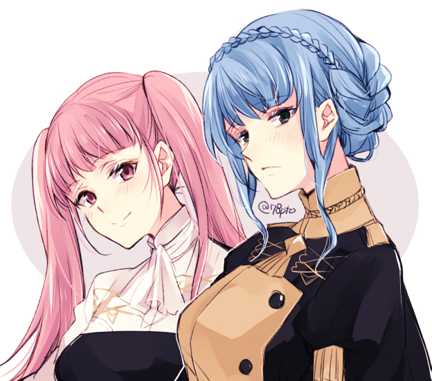 hilda valentine goneril and marianne von edmund (fire emblem and 1 more) drawn by naho_(pi988y)