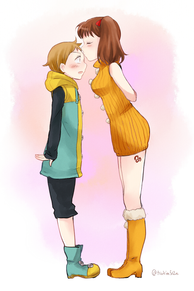 diane and king (nanatsu no taizai) drawn by tsukim7