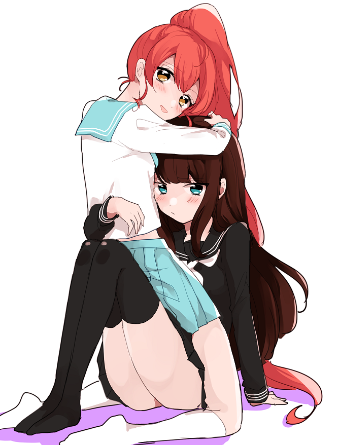 kurosu aroma and shiratama mikan (pretty series and 1 more) drawn by simamura_hibari