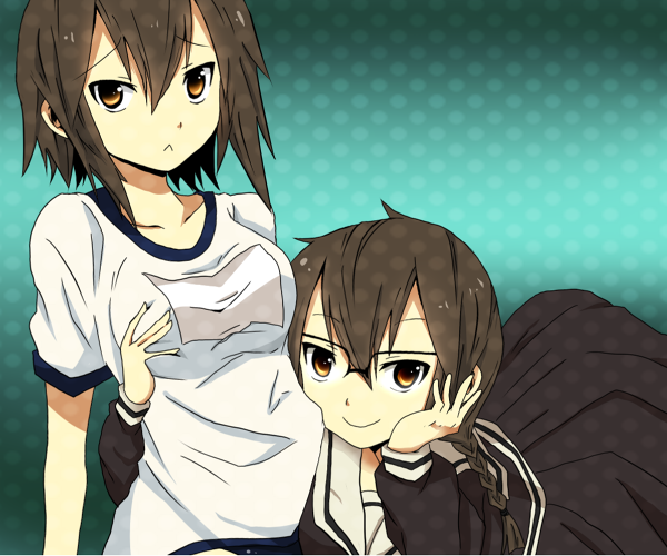 orihara mairu and orihara kururi (durarara!!) drawn by yuzuki_chimari