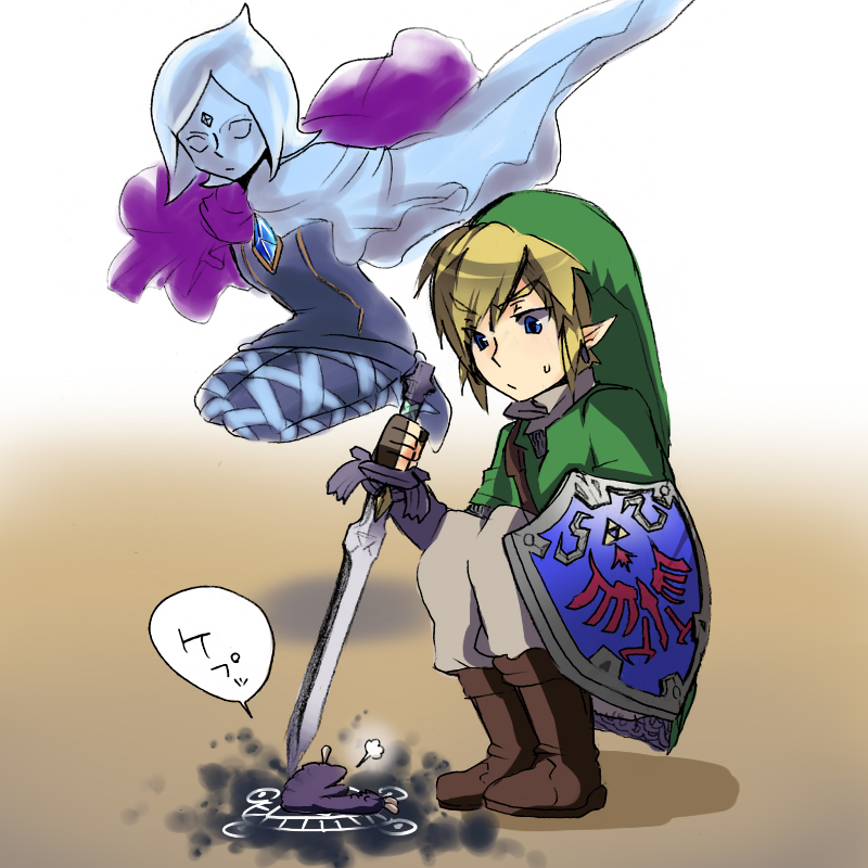 link, fi, demise, and the imprisoned (the legend of zelda and 1 more) drawn by aka_ruuko