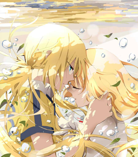 kirino ranmaru and jeanne d'arc (inazuma eleven and 2 more) drawn by ponzu_(mugiwarabousi)